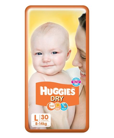 Huggies Dry large 52 (Large Baby Pasting) (Copy)