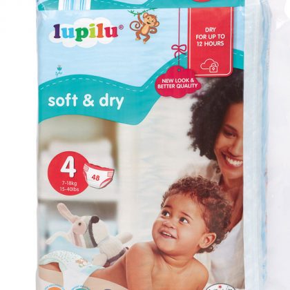 Lupilu Baby Diaper UK – Size 4 – 84pcs (Large Baby Pasting) (Copy)