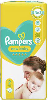 Pampers new baby size 2 – 46pcs ( Small Baby Pasting)